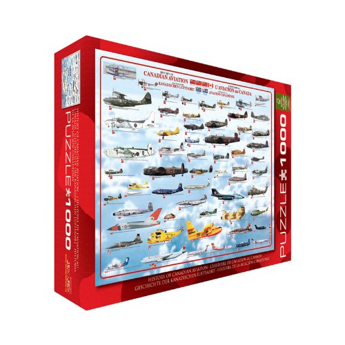 EuroGraphics History Canadian Aviation 1000 Piece Puzzle