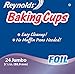 Reynolds Jumbo Foil Cupcake Liners, 24 Count (Pack of 12), 268 Total