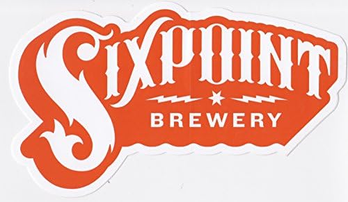 Sixpoint Brewery - Brooklyn NY USA - Sticker - NYC - Orange