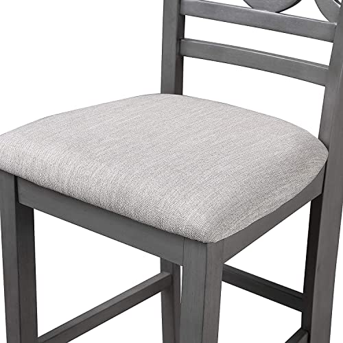 New Classic Furniture Cori 5Piece Round Dining Set with 1 Table and 4