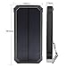 Solar Chargers 30,000mAh, LMS Portable Dual USB Solar Battery Charger External Battery Pack Phone Charger Power Bank with Flashlight for Smartphones Tablet Camera (Black)