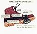 Hood River Shoe Ice Cleats - Stable No Slip Grip Traction for Boots and Shoes - One Size- Men and Women - Snow and Ice