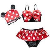Jastore® 3pcs Baby Girls Swimwear Cute Polka Dots Bikini Set Swimsuit