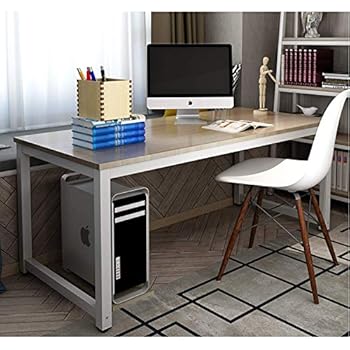 Amazon.com: Long World 47" Computer Table Study Writing ...