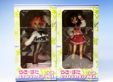 Amazon らき すた エクストラフィギュアvol 3 Ex アニメ ラジオ 新らっきー ちゃんねる プライズ セガ 全２種フルセット フィギュア ドール 通販