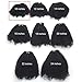 Luwigs Afro Kinky Curly 4B 4C Clip in Hair Extensions 10 Inch 7Pcs/Set Brazilian Virgin Human Hair Natural Color Clip Ins for African American Women