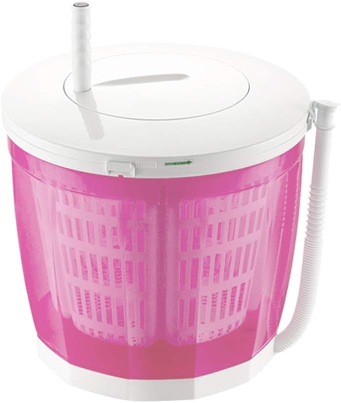 Portable Hand-Operated Manual Non-Electric Washing Machine and Rotary Dryer, Mini Desktop Washer/Dryer Camping,3kg Large Capacity