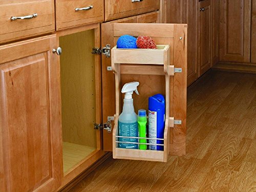Rev-A-Shelf 4SBSU-18 Under Sink Storage Shelving System - Wood/Wire