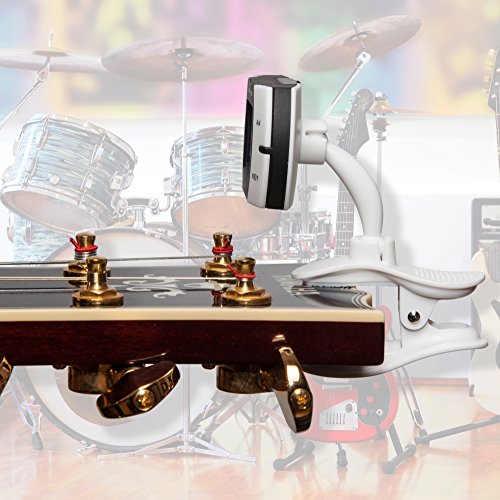image for Groovy Center Guitar Tuner - Chromatic Clip-on Tuner for Guitar, Bass,