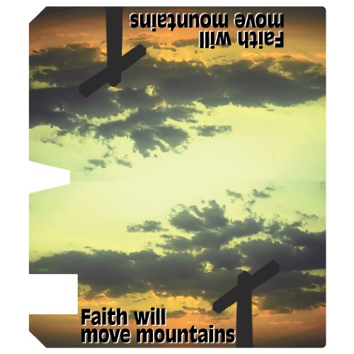 Faith Will Move Mountains - Religious Design #7 - Magnetic Mailbox Cover