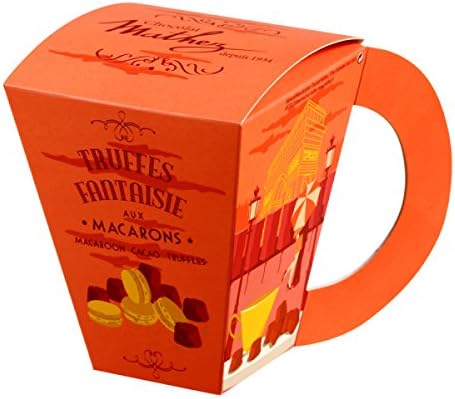 Chocolate Truffles Box "Cup of Tea Macaroon" 150g