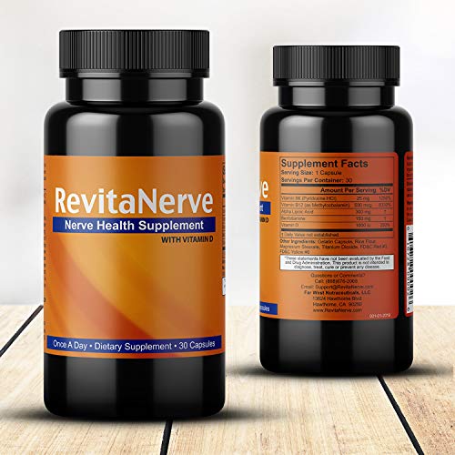 Neuropathy Pain Relief, OnceperDay, Nerve Revitalizing Supplement