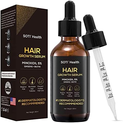 Soti Minoxidil 5% for Men Hair Growth Serum, Hair Regrowth Treatment