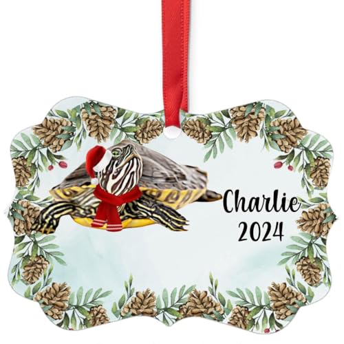 River Cooter Turtle Christmas Ornament 2024