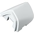 X AUTOHAUX 1K8837879 1K8-837-879-GR-U Door Trim Cover Front Driver Left Door Handle Cover White for Volkswagen Golf Passat GTI