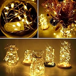 FELISHINE 20 Packs Fairy String Lights, 6.6FT 20
