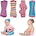 Newborn Organic Baby Leg Warmers (Newborn-15 pounds) (Organic Girls - 4 Pack)