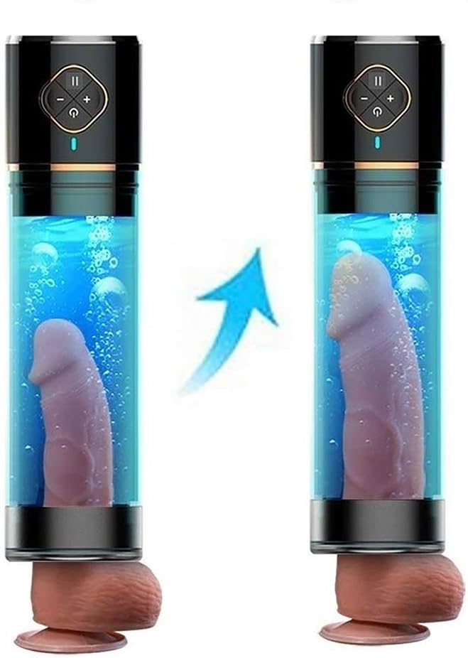 Pennis Enlargement Extender Liquid Pressurization Safe Effective Increase Size Men's Effective Improve Happiness Cool Toy USB Charging Penǐs Pump Electric Hydro Pën-île Pump Enlarger