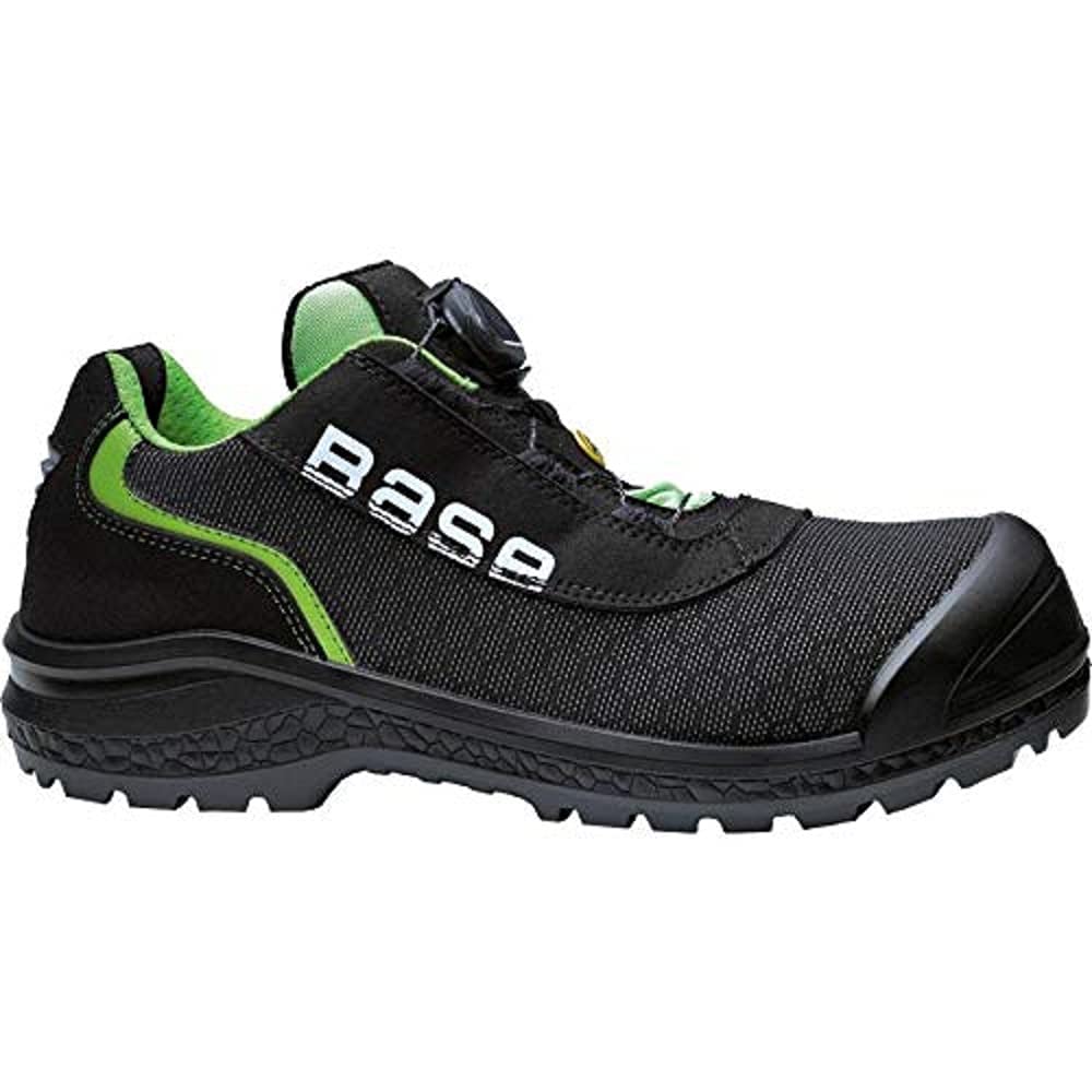 Base Protection B0822 Be-Fit Low Safety Shoe Black/Green, 49