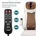 Sable Back Massage Cushion with Heat, Massage Chair Pad, Shiatsu Massagers for Neck and Back, Deep Kneading 3D Rolling and Vibrating Full Back Massager Seat for Home Office Car Use, FDA Approved