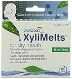 XyliMelts for Dry Mouth, Mint-Free, 80-Count Boxes (Pack of 2)