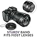 (10 Pcs Bundle) 5 Center Pinch Lens Cap (52mm) and 5 Cap Keeper Leash for Canon, Nikon, Sony and any Other DSLR Camera