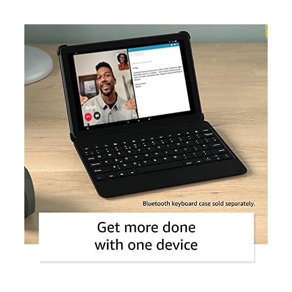 All-new-Fire-HD-10-tablet-32-GB-Black-without-Ads-Amazon-Standing-Case-Black-NuPro-Screen-Protector-2-Pack Fire HD 10 tablet (32 GB, Black, without Ads) + Amazon Standing Case (Black) + NuPro Screen Protector (2-Pack)