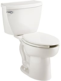 American Standard 2462.100.020 Cadet Flowise Pressure Assisted Elongated Two-Piece Toilet with EverClean, White