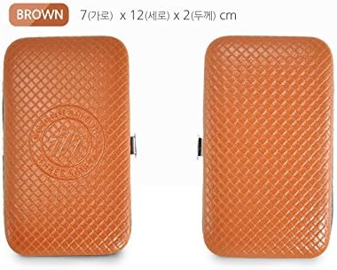 Three Seven 777 Travel nail clipper set(Total 6) Made in Korea (Brown)