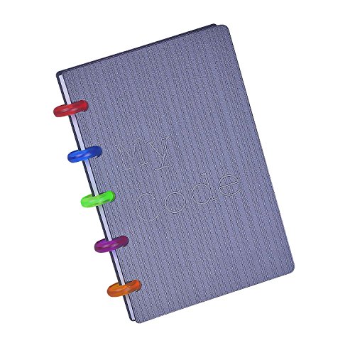 Rancco Personal Mini Notebooks/Field Notes Pocket Notepad, Frosted PP Happy Planner Memo Notepad, Reporter's Notebook, 50 Sheets Paper(5.35x3.54)