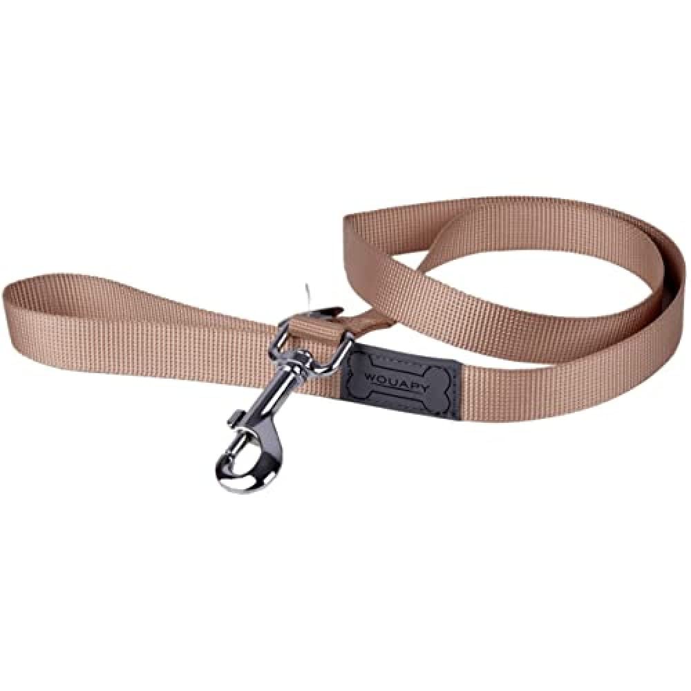 Wouapy Basic Line Lead for Dog, 40 mm/50 cm, Beige