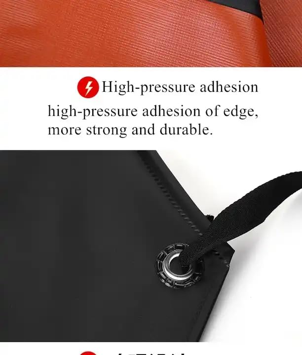 High Strength Adjustable Waterproof Apron Industrial Work PVC Rubber Oil Resistant for Factory, Slaughterhouse and Butcher - Men and Women