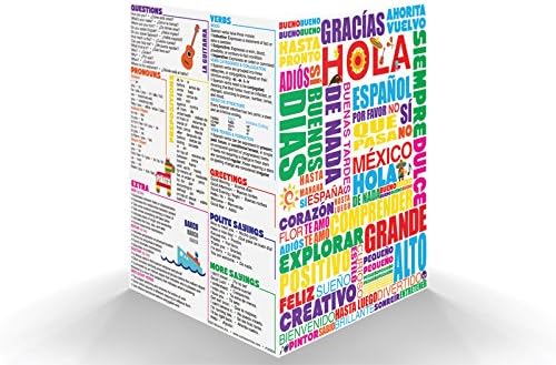 Spanish Colorful Words Folder (5 Folders)