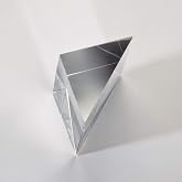 United Scientific Supplies PAR048 Right Angle Prism, 47 mm Right Angle Side, 67 mm Hypotenuse, 50 mm Length, Acrylic
