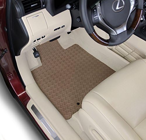 Lloyd's Northridge All-Weather Low Odor TAN Synthetic Rubber 2PC Custom Fit Front Floor Mats for Car Truck SUV or Van (Email your Model & Model Year)