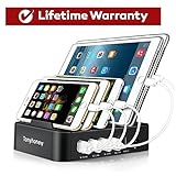 Docking Station,Tonyhoney 5 USB Multiport Charger Organizer for Iphone,Android Phone Fast Charger