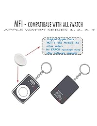 Apple Mfi   Cargador magnético inalámbrico para Apple Watch Series 4  Series 3  Series 2  Series 1  Nike+ Sports (700 mAh)