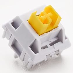 WS Yellow Mechanical Keyboard Linear Lubed