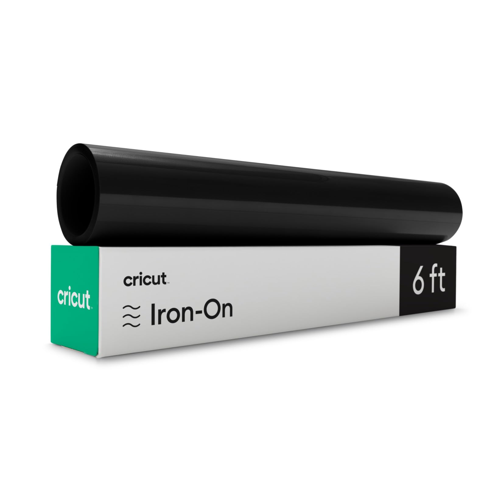 Cricut Everyday Iron-On, Black - 6ft (3-Pack of 2ft Rolls) - Heat Transfer Vinyl, Compatible with Cricut Maker/Explore Machines