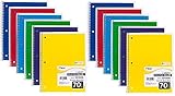 Mead Spiral Notebook, College Ruled, 1 Subject, 12-Pack