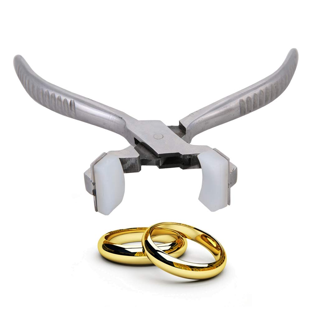 Nylon jaw Circle Pliers,Bracelet Forming Bracelet Jewelry Repair Tool Bending Pliers-Jewelry Forming Tool Forming Spring Bending Nylon Jaw Pliers, Used to Shape Bracelets, Cuffs and Metal ba