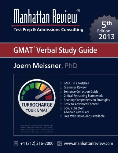 Manhattan Review GMAT Verbal Study Guide [5th Edition]