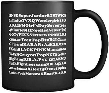 Kpop Groups Mug Kpop Bands