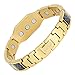 Willis Judd Christian Jesus Crucifix Cross Blue Carbon Fiber Titanium Magnetic Bracelet with Gift Box and Link Adjuster Tool