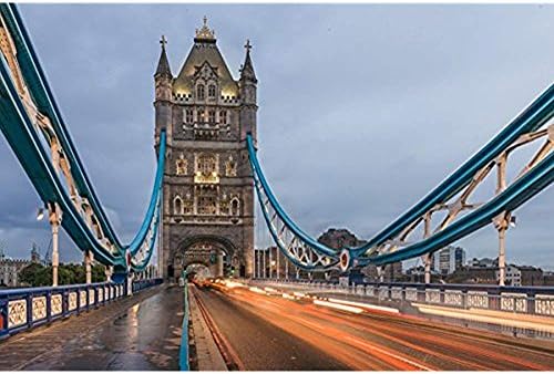 Amazon Hilda33louis道路橋イギリスロンドンタワーブリッジモーションポスターアート印刷キャンバスの アートフレーム ポスター オンライン通販