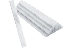 ZOFORTY 200Pcs Soapstone Pen Welding, Flat White Soapstone Refills, Soap Stones Chalk, Professional Soapstone Pencil for Welders Textile Marking Tools and Markers Removable Markings on Steel Cast Iron