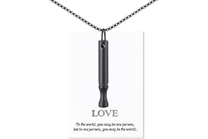 VITABONA Mindful Anxiety Breathing Necklace for Adults: Breathe Ease Necklace Breathlace - Meditation Breathless Necklace for Women - The Calm Breathwork Necklace Stress Relief Products - Anxiety Relief Items