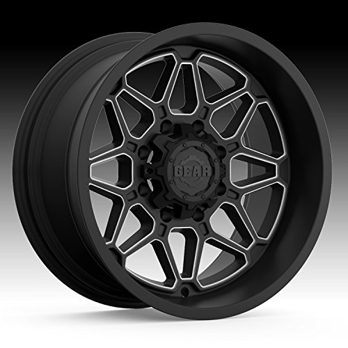 Gear Alloy 746BM Crossbow 18x9 6x135/6x139.7 +18mm Black/Milled Wheel Rim