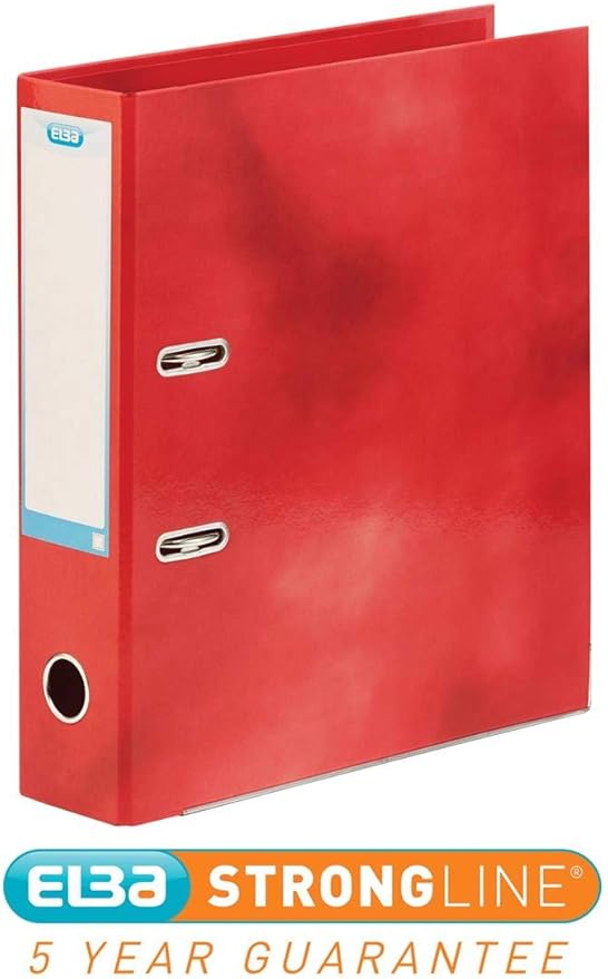 A4 Lever Arch File, 70mm, Red Amazon.co.uk Office Products