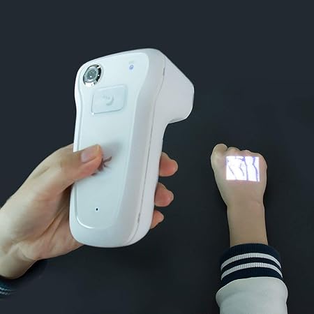 YxnGu Infrared Vein Finder - Transiluminador portátil - Visor de Venas Localizador de detectores Luces de visualización de iluminación para la flebotomía ...